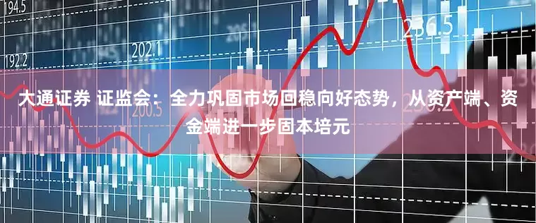大通证券 证监会：全力巩固市场回稳向好态势，从资产端、资金端进一步固本培元